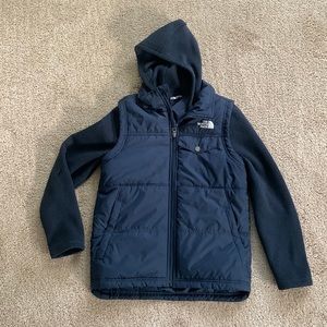North face boy’s Gordon varsity vest jacket